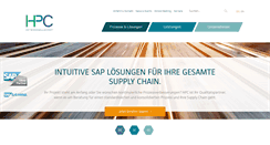 Desktop Screenshot of hpc.de