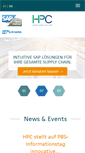 Mobile Screenshot of hpc.de