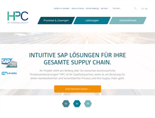 Tablet Screenshot of hpc.de